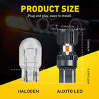 AUXITO 1157 2357 Switchback LED Turn Signal Light Bulbs for
