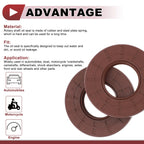 2X Oil Seal Rotary Shaft Seal for Various Models (35x72x8mm)