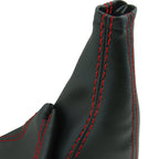 Manual Shift Boot for Isuzu Rodeo (1990–1995) Red Stitch Leather Synthetic