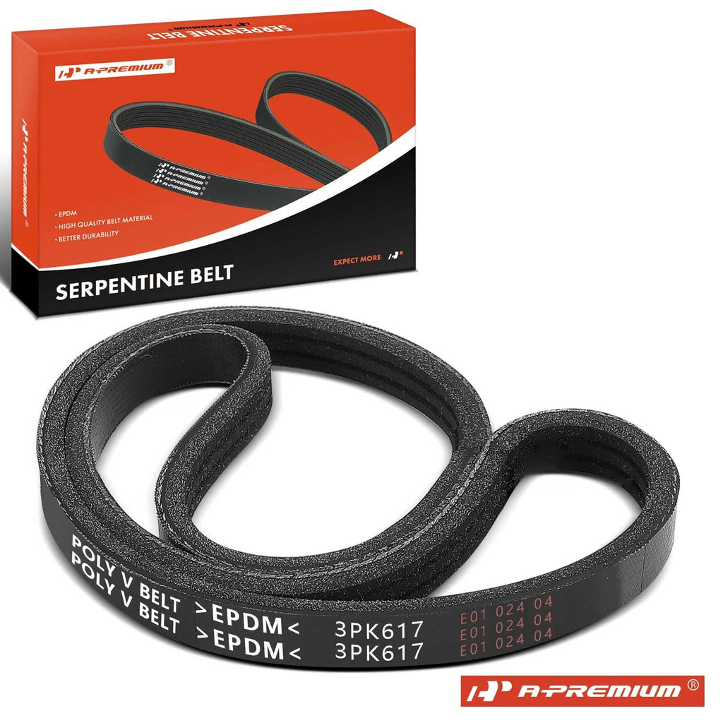 Serpentine Belt for Water Pump for Buick Cadillac Aurora Pontiac (2000–2004)