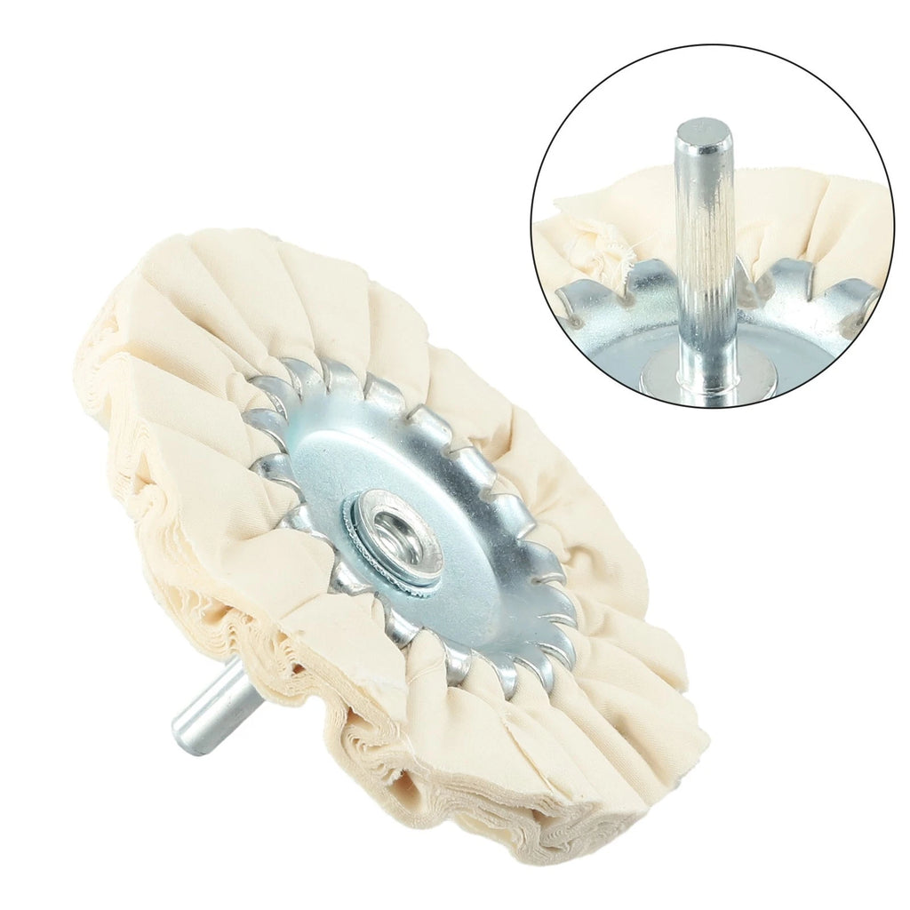 1pc 80mm Cotton Airway Buffing Wheel for Universal Use