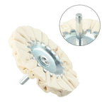 1pc 80mm Cotton Airway Buffing Wheel for Universal Use