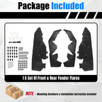 Front and Rear Fender Extensions for Honda Talon 1000-R