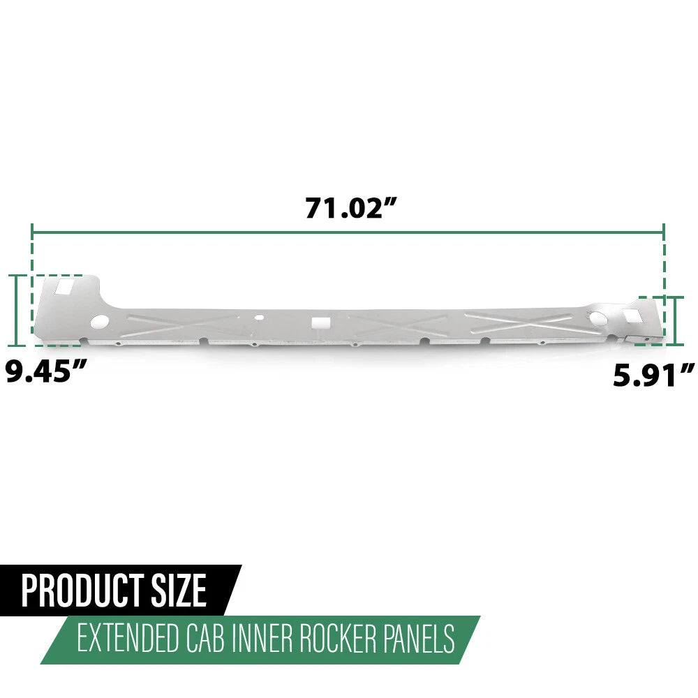 Inner Rocker Panel for Chevy Silverado GMC Sierra Extended Cab (1999–2006)