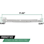 Inner Rocker Panel for Chevy Silverado GMC Sierra Extended Cab (1999–2006)