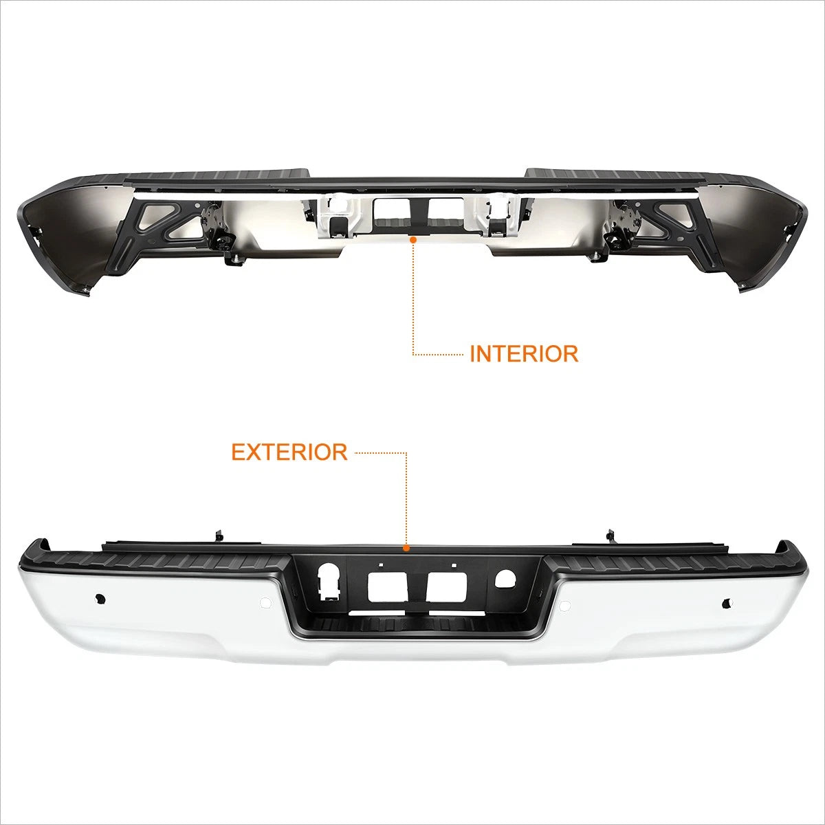 Set of 2 Stainless Steel Side Step Nerf Bars for Chevy Traverse (2018–2022)