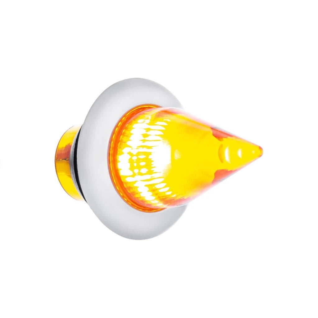 LED Mini Spike Light Amber Lens Dual Function for SS Bezel Clearance Marker (—)