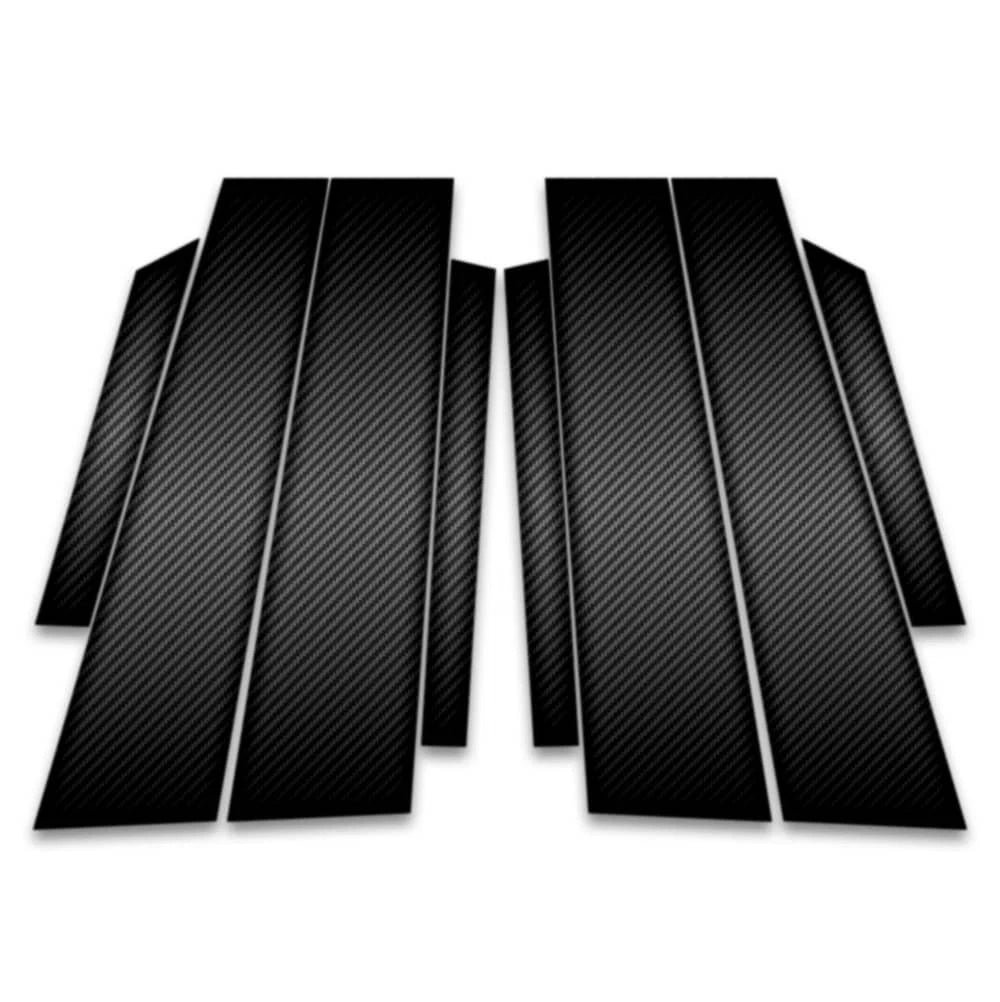 8pc Carbon Fiber Pillar Post Covers for 2019-2023 Lexus UX Series