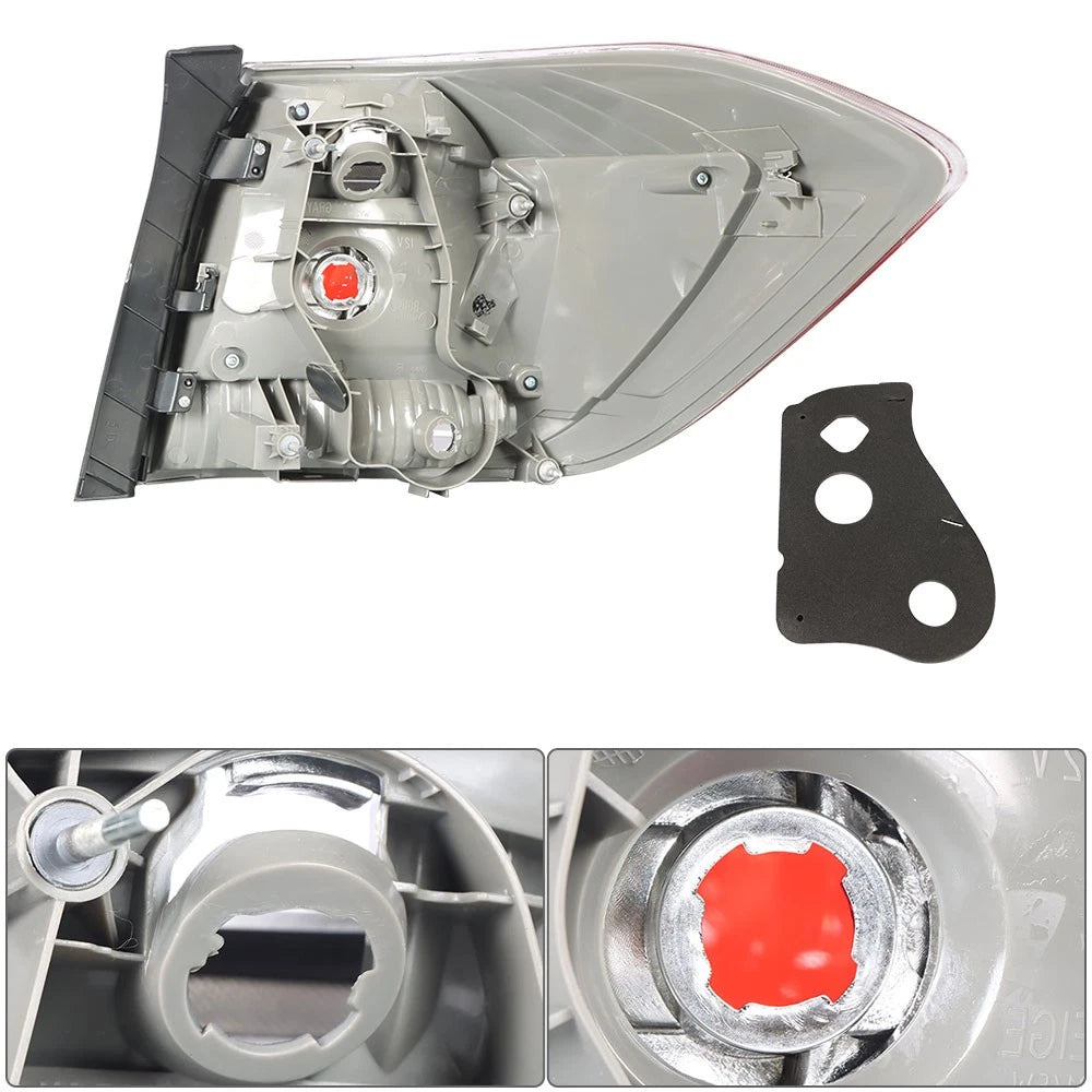 Chrome Tail Light Brake Lamp for Toyota Highlander (2011-2013)