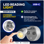 LED Reading Light with Touch Dimmer for RV (12V)