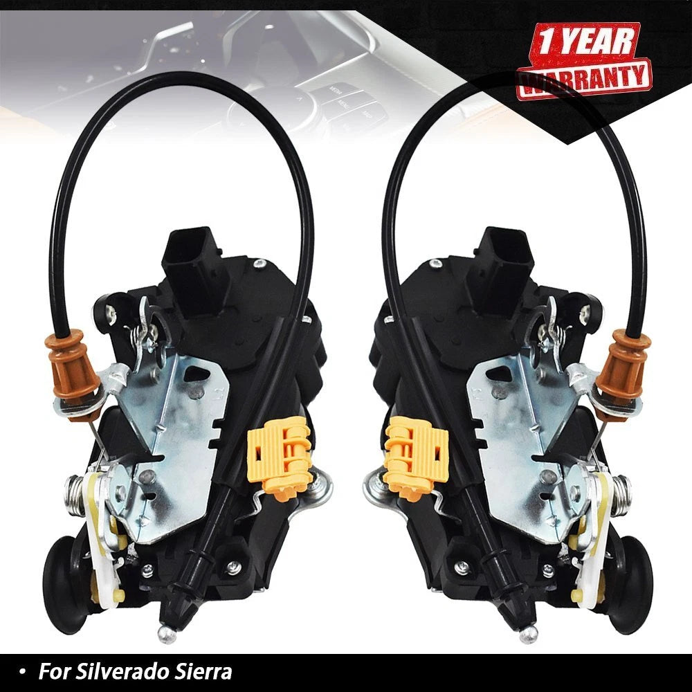 Door Lock Actuator & Latch Set for Silverado Sierra Crew Cab
