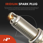 Set of 4 Ignition Coils & Iridium Spark Plugs for Nissan Versa (2012–2019)