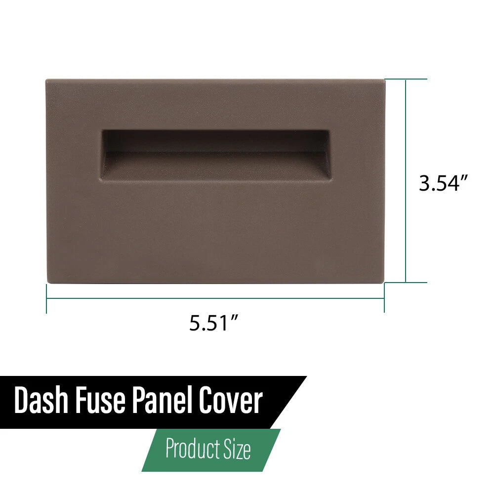 Dashboard Fuse Panel Cover for Chevy GMC Truck (1988–1994) Brown