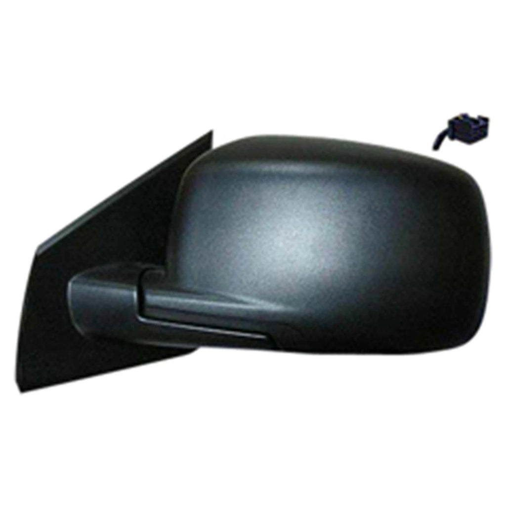 Replacement Ready to Paint Driver Power Door Mirror w/Heated Glass w/o Memory