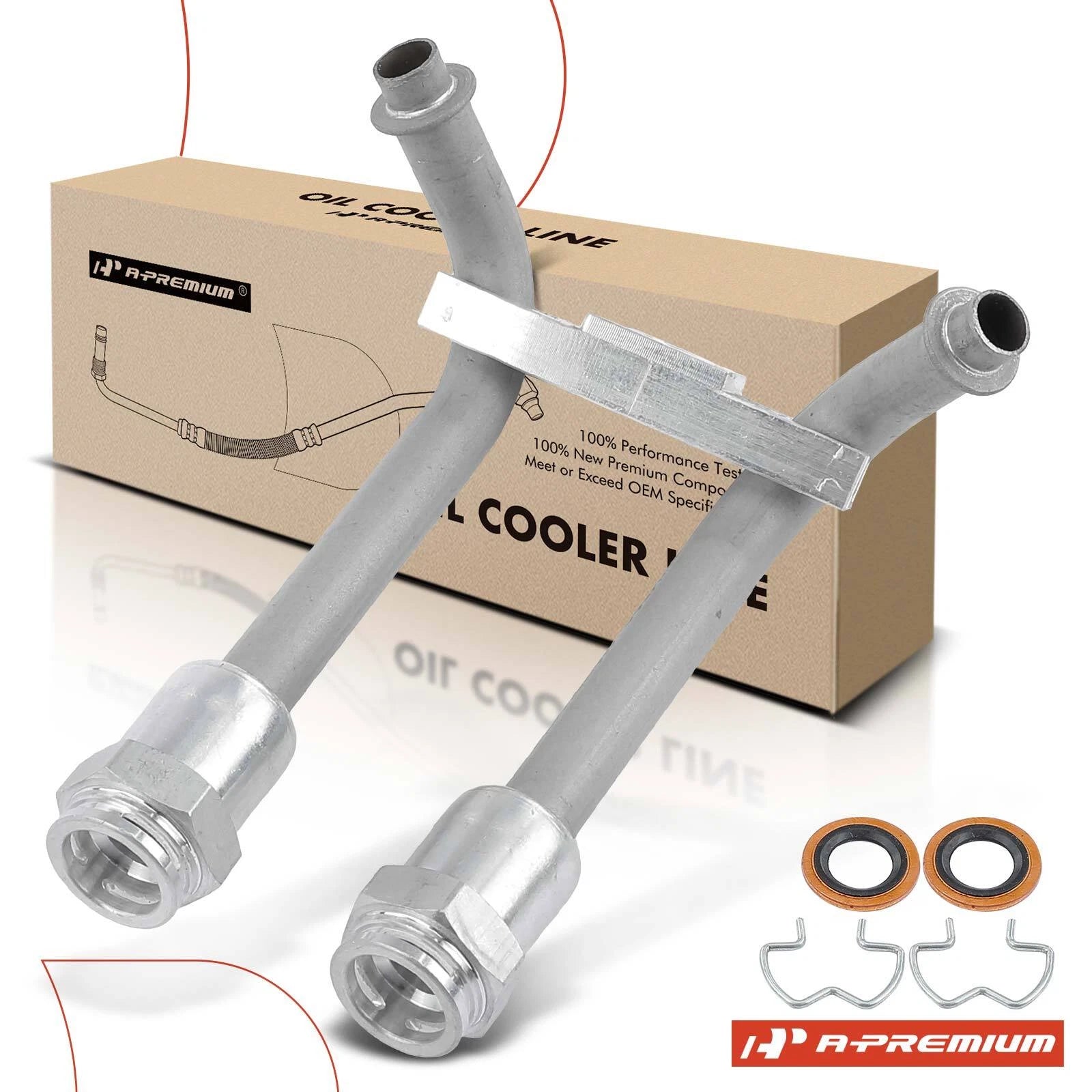 Pressure & Return Trans Oil Cooler Line for Jeep Wrangler (2007–2018)