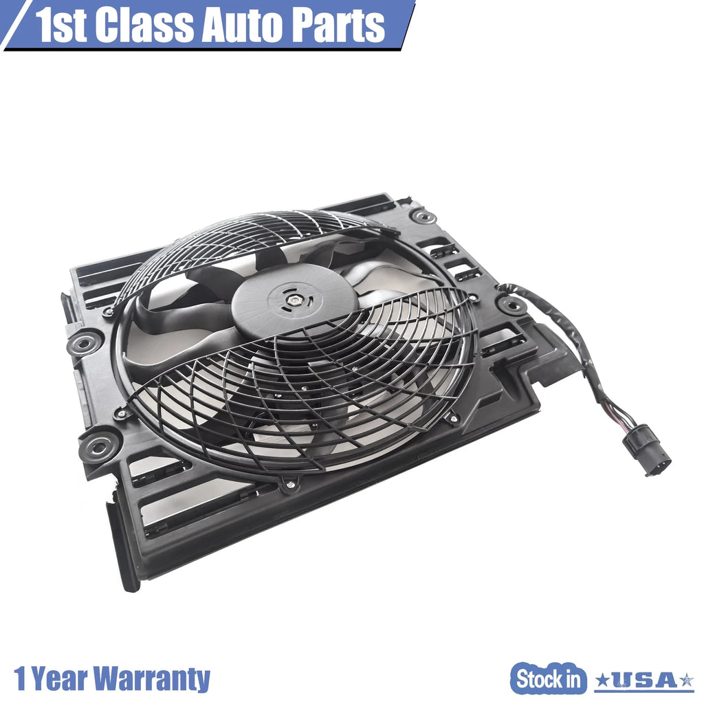 A/C Condenser Cooling Fan Assembly for BMW 740i 740iL 750iL (1995–2001)