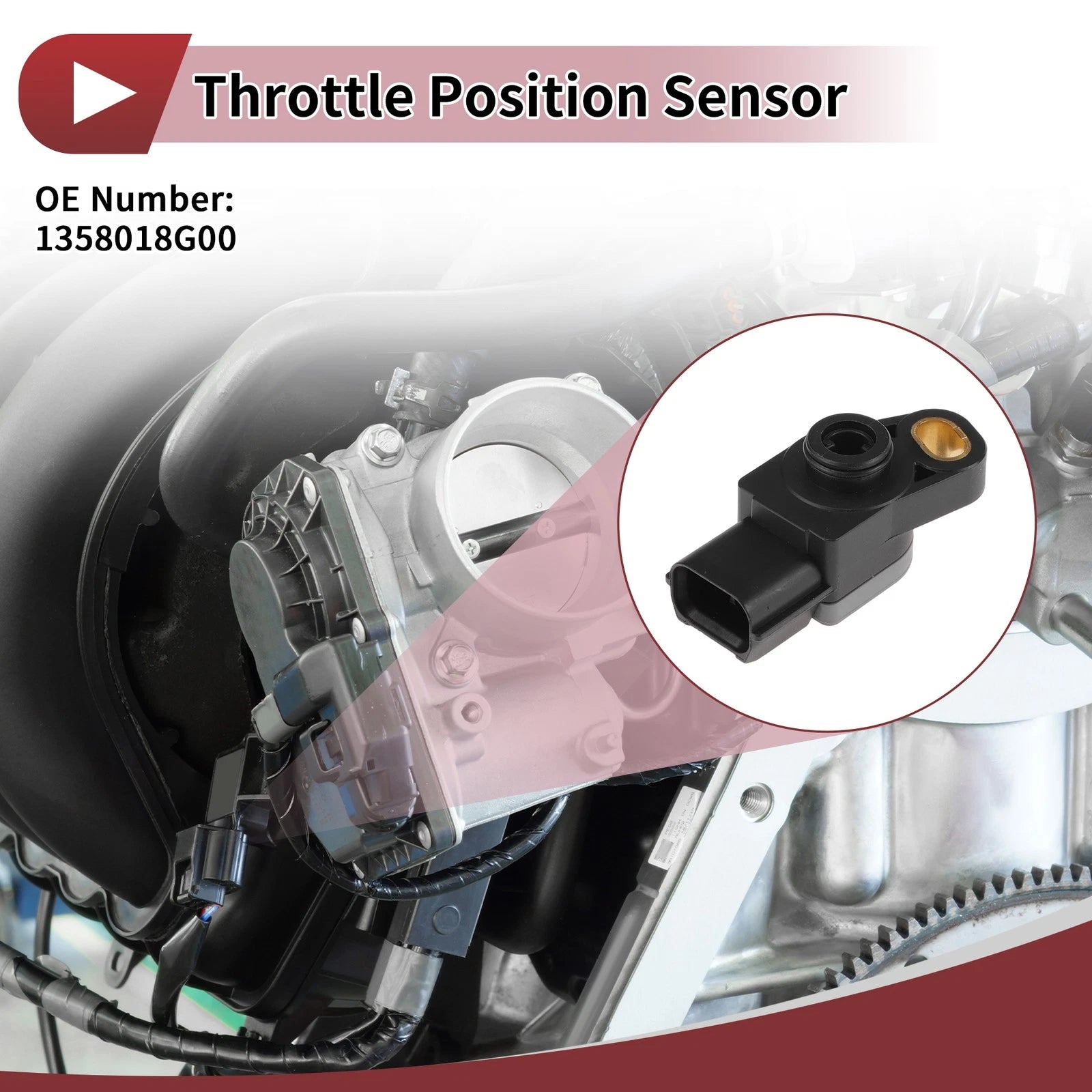 Throttle Position Sensor for Suzuki Quadracer 450 LTR450 (2006–2011)