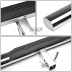 Oval 35"x 4" Chrome Steel Trailer Towing Hitch Step Bar for Receiver