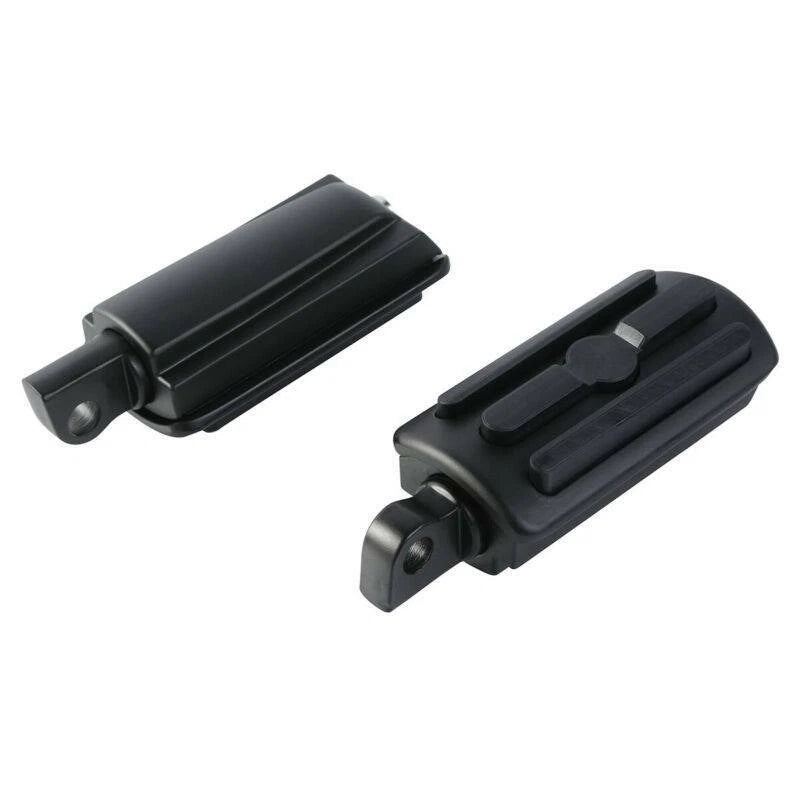 1-1/4" Matte Black Short Angled Highway Engine Guard Foot Pegs for Harley