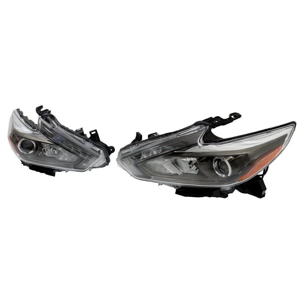 Headlight Assembly Set of 2 for Nissan Altima Sedan (2016–2018) LED