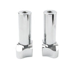 4" CNC Straight Handlebar Risers for Harley Sportster Dyna Softail (2004-2023)