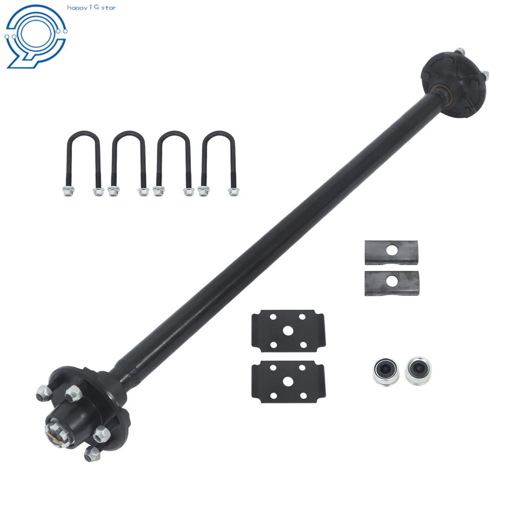 2000lbs Trailer Axle for 5 Lug Trailers (Fits Various Models)