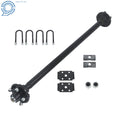 2000lbs Trailer Axle for 5 Lug Trailers (Fits Various Models)