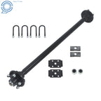 2000lbs Trailer Axle for 5 Lug Trailers (Fits Various Models)