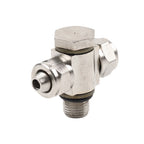 1PC 1/8" Thread Air Valve Three-way Metal Connector for Tire Changer Machine