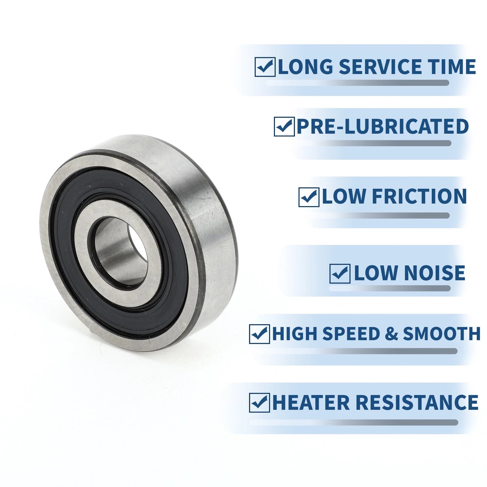 Deep Groove Ball Bearing 10x30x9mm for Scooter Skateboard (6200VV)