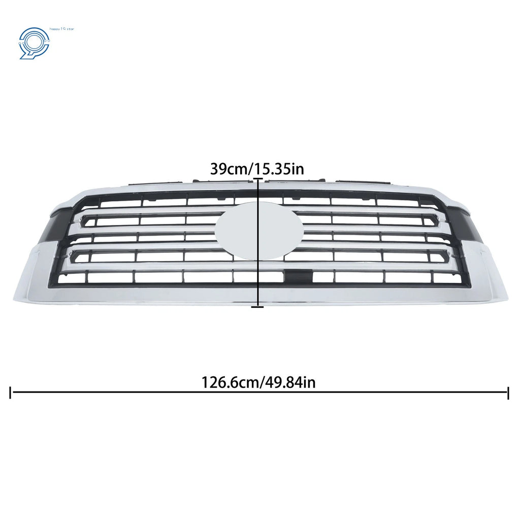 Chrome Front Bumper Upper Grille for Toyota Sequoia (2018–2022)