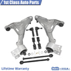 8pc Front Suspension Lower Control Arm Set for Buick Lucerne Cadillac DTS (2006-2011)
