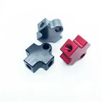 3-Way Tee Connector Adapter for Motorcycle Hydraulic Brake Hose Line - Aluminum Alloy