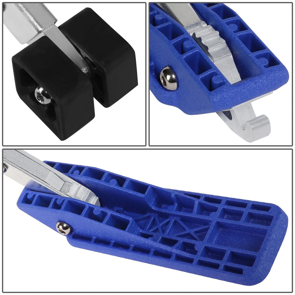 5X Foldable Car Door Latch Hook Step for Roof Access - Blue