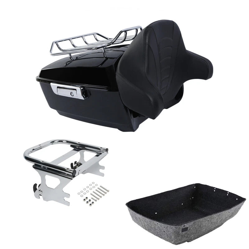 Trunk Backrest Rack Mount for Harley Touring Electra Glide (1997–2008)