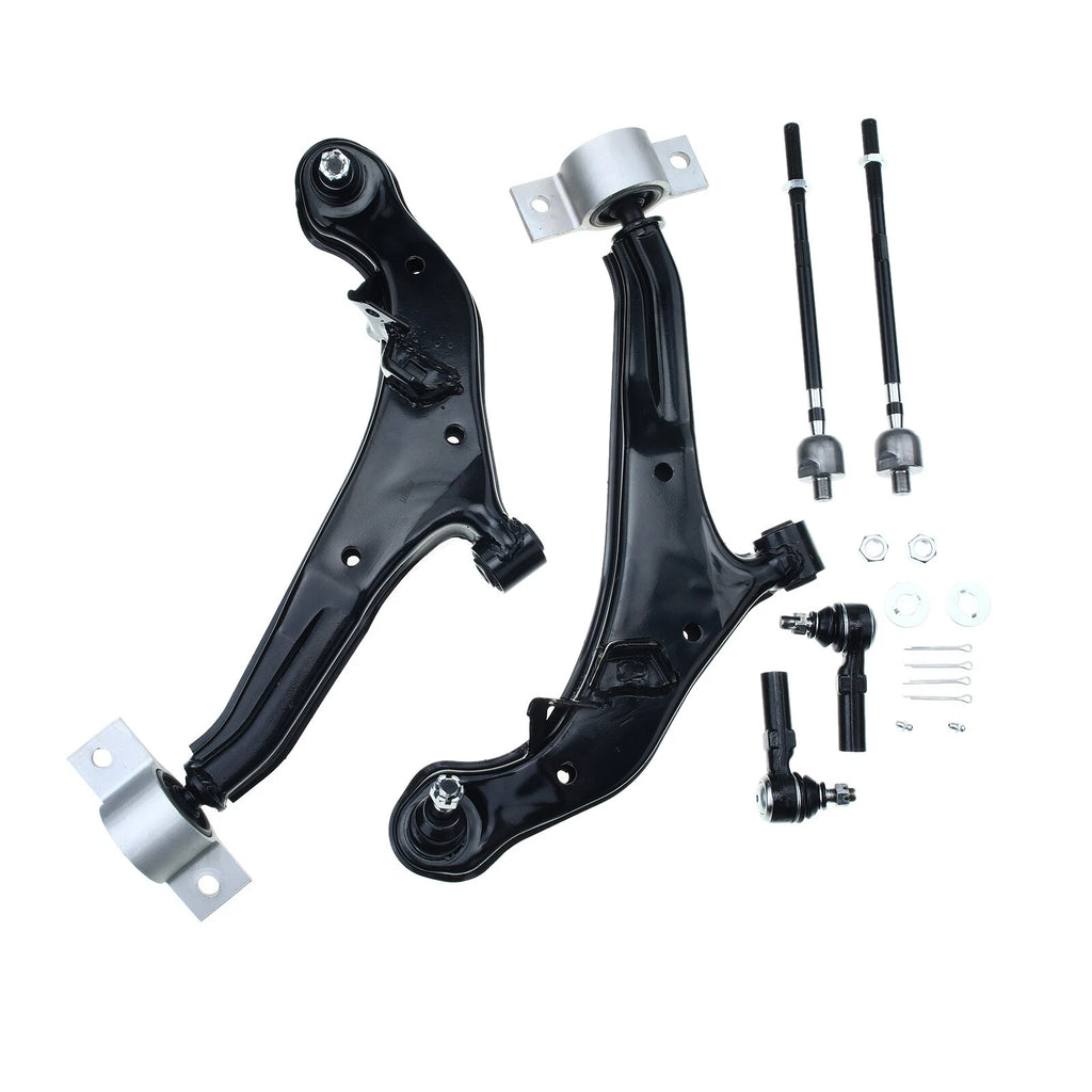 6X Front Control Arm with Ball Joint Tie Rod End for Nissan Maxima (2000-2003)