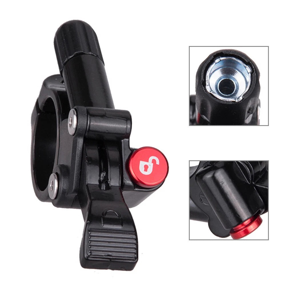 Reusable fork remote lockout lever for mountain bike forks (Alloy, lightweight)