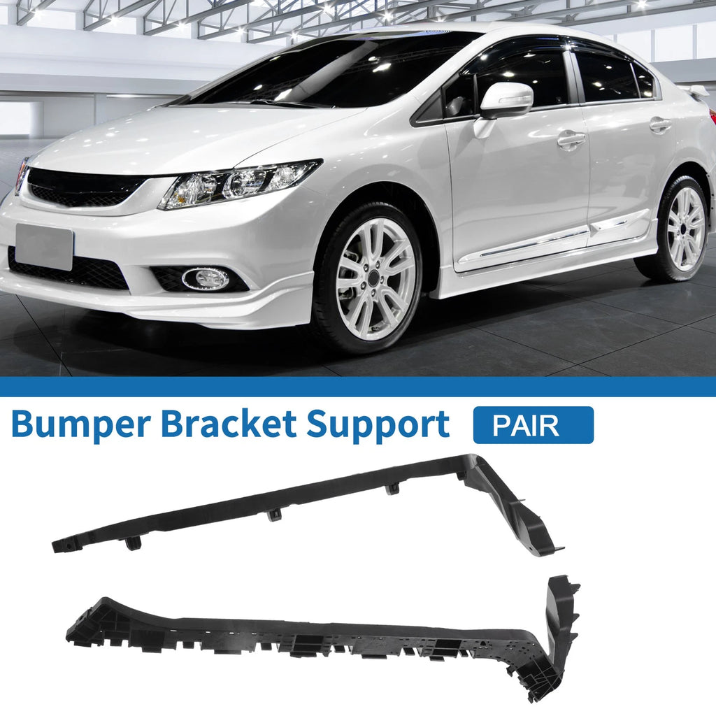 1 Pair Rear Bumper Retainer Bracket No. 71593TR0A02/71598TR0A02 for Honda Civic 