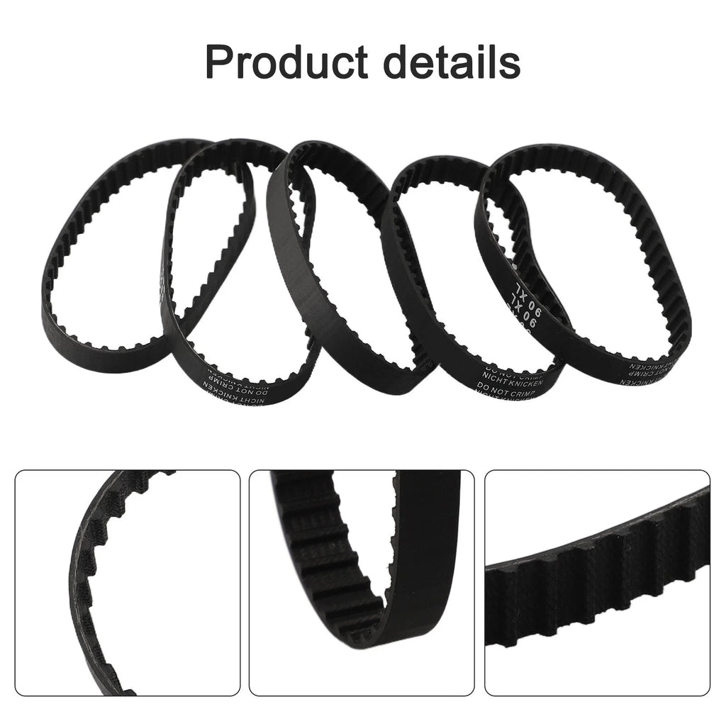 Set of 5 Planer Belts 90XL 914592 for Black & Decker DN75 DN750 KW750 SR600