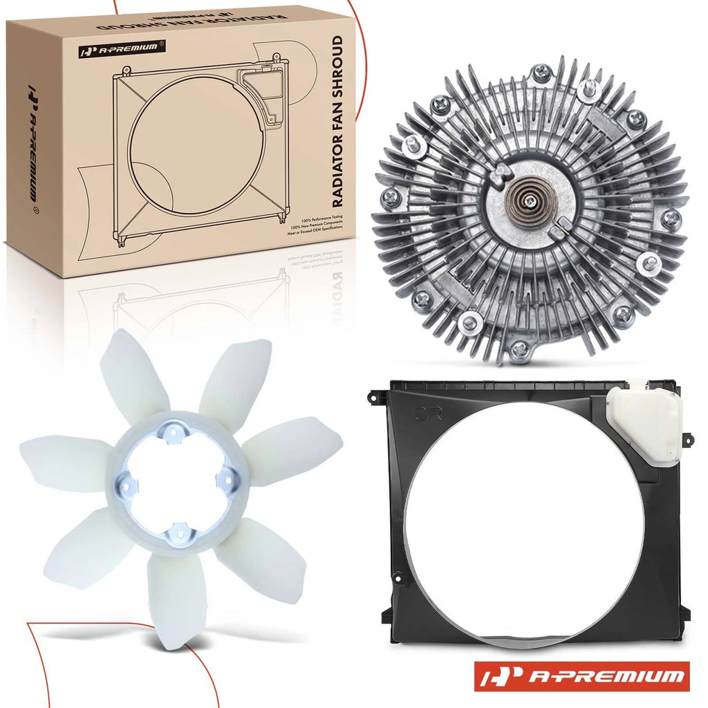 Front Side Cooling Fan Assembly for Toyota Tacoma (2005-2015 V6 4.0L)