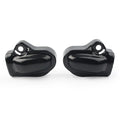 Black Bar & Shield Rear Axle Covers for Harley V-Rod VRSC Muscle (2002-2017)