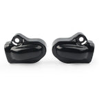 Black Bar & Shield Rear Axle Covers for Harley V-Rod VRSC Muscle (2002-2017)