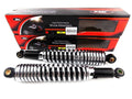 330mm JBS Black/Chrome Rear Shock Absorbers for Kawasaki Z440
