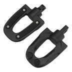 Matte Black Footpegs for Harley Road King, Street Glide (2009-2023)
