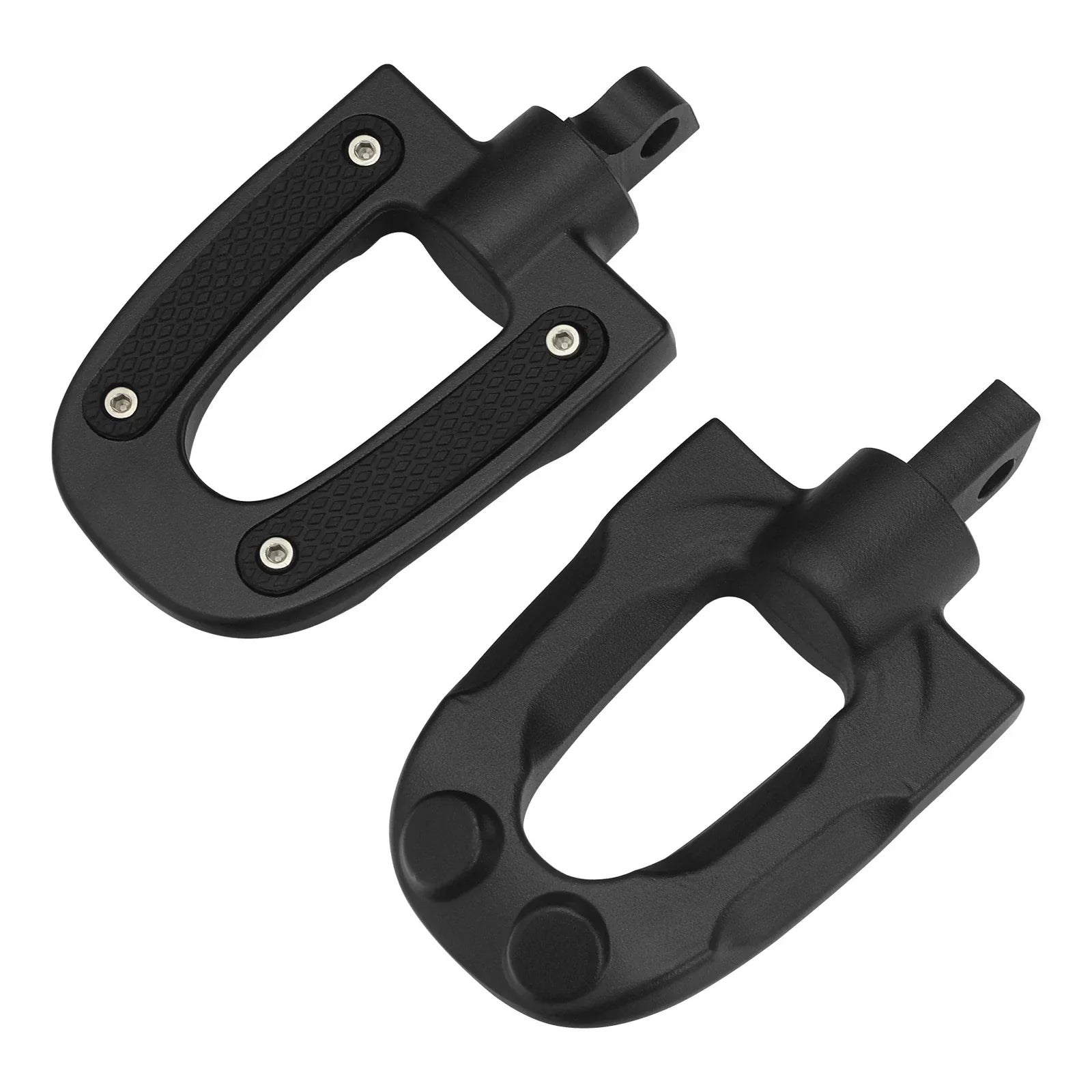Matte Black Footpegs for Harley Road King, Street Glide (2009-2023)