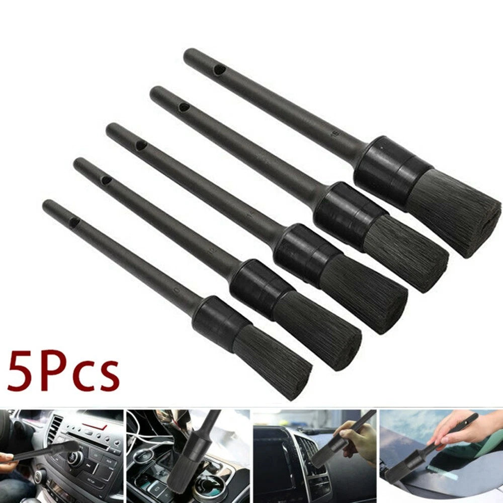 5X Soft Bristle Car Brush Detailing Tool for All Vehicles