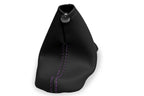Leather Manual Shift Boot Cover for Chevrolet Cavalier (2000–2005) Purple Stitch