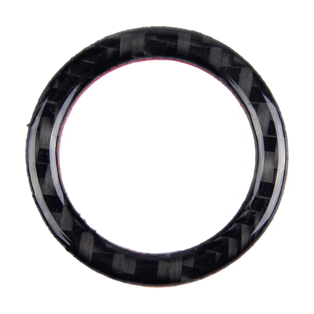 Carbon Fiber Engine Start Button Ring for BMW 3 Series E90 E92 E93 (2009-2012)