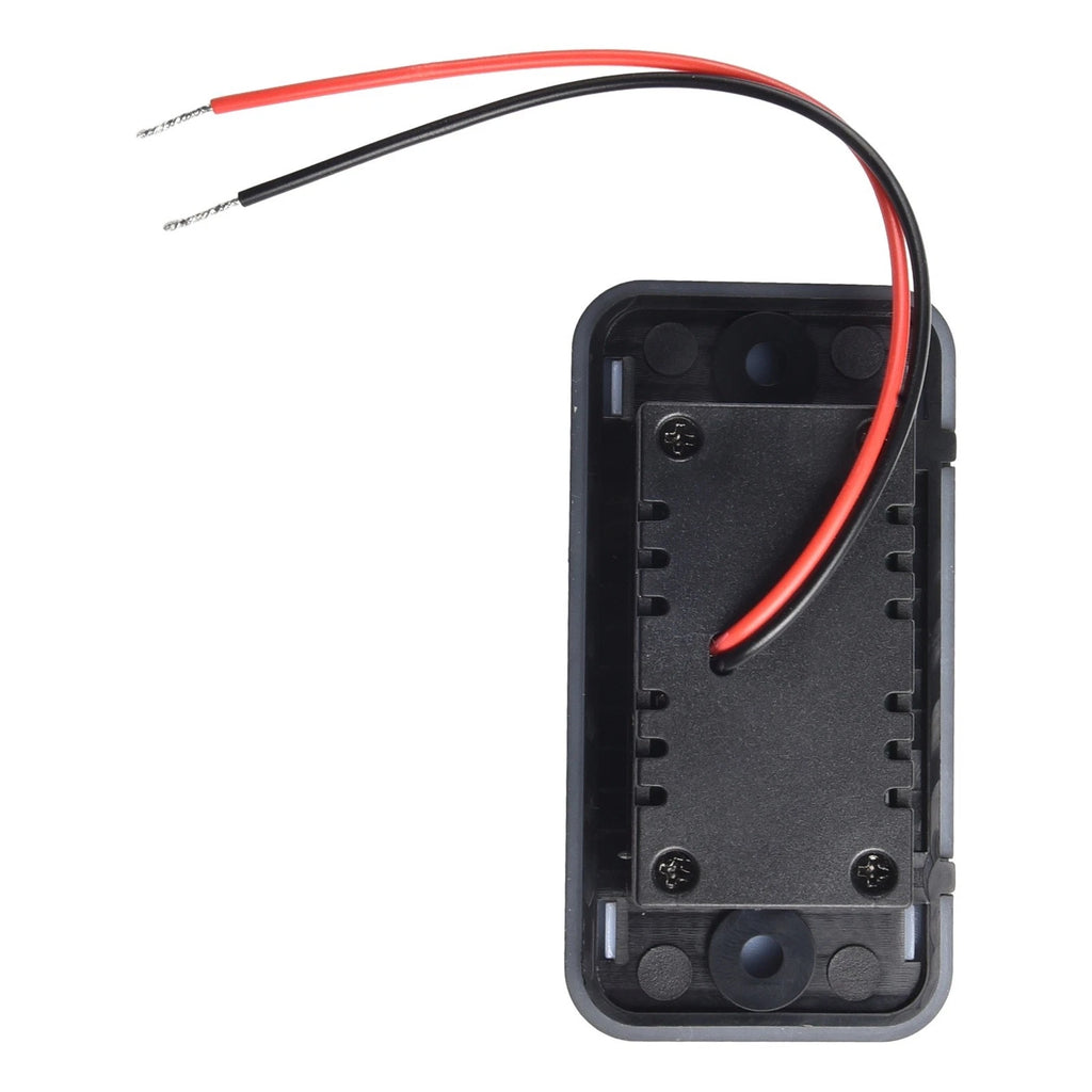 Waterproof Car Power Outlet Panel Mount with QC 3.0 Dual USB Ports (12V/24V)