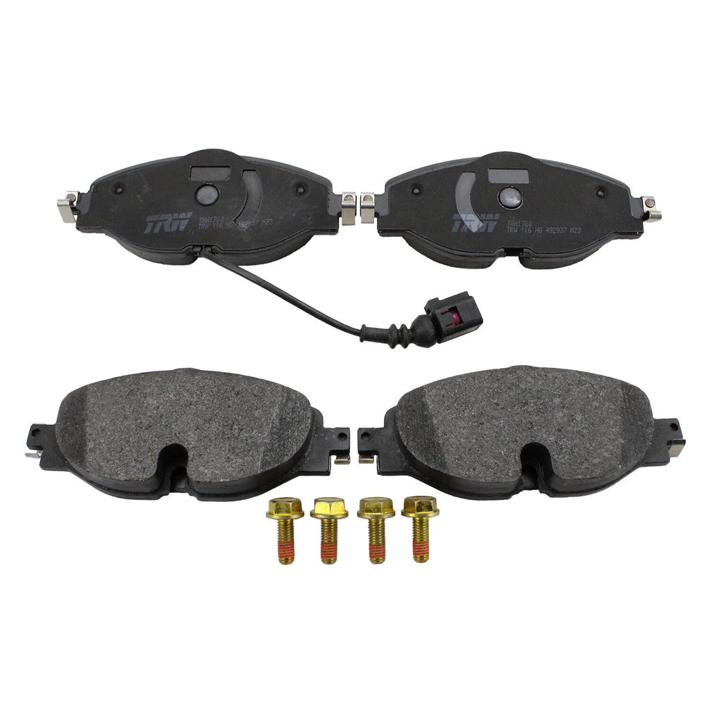 Set of 4 TRW Pro Rear Low Metallic Brake Pads for Audi A3 TT Quattro VW Golf GTI Jetta (2006–2013)